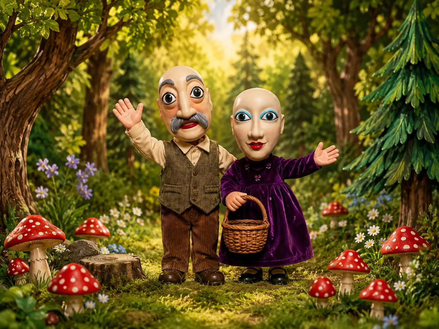 GUIGNOL À LA CUEILLETTE AUX CHAMPIGNONS — photo 1