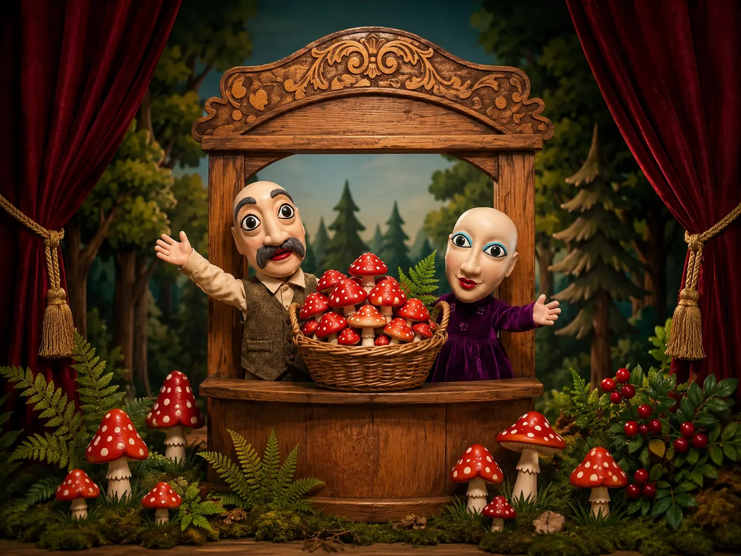 GUIGNOL À LA CUEILLETTE AUX CHAMPIGNONS — photo 3