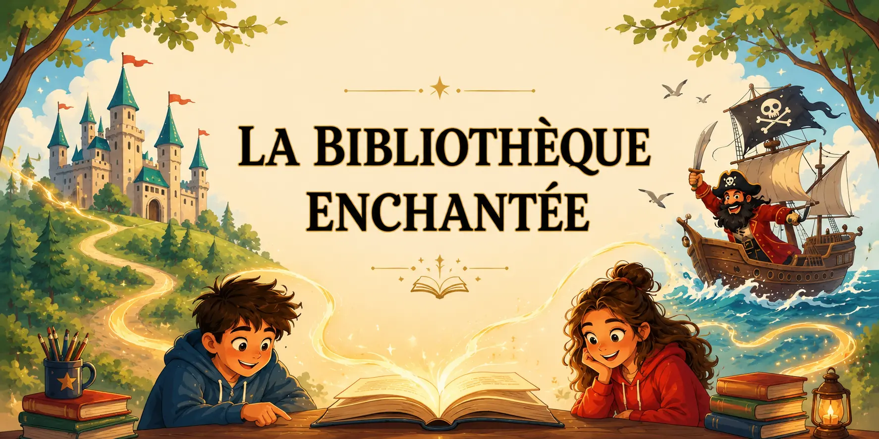 LA BIBLIOTHÈQUE ENCHANTÉE
